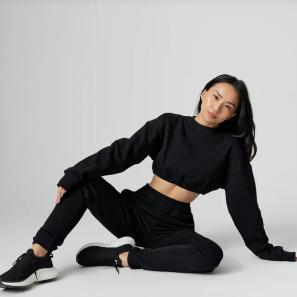 BuffBunny Black Track Pants & Joggers - Picture 1 of 15